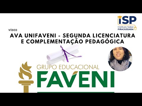 AVA Unifaveni - Segunda Licenciatura e Complementação Pedagógica