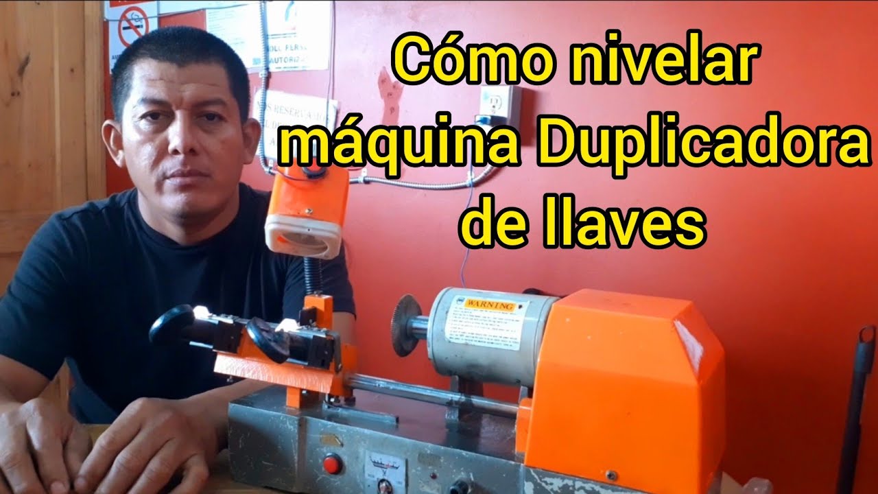COMO NIVELAR MÁQUINA DUPLICADORA DE LLAVES KEYMACHINE LLAVES YouTube COMO NIVELAR MÁQUINA DUPLICADORA DE LLAVES KEYMACHINE LLAVES YouTube