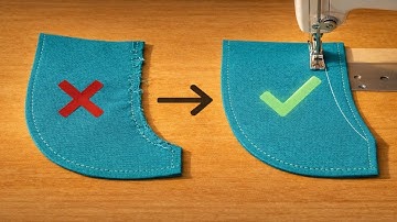 ❌️Stop ruining armholes! The secret trick for sewing loops and curves straight✅️✂️