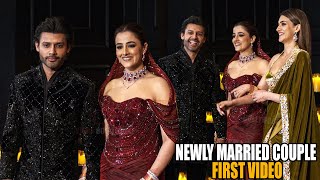 Kriti Sanon Sister Nupur Sanon Married Stebin Ben First Video After Marriage Grand Wedding Reception