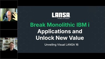 Unveiling Visual LANSA 16 Break Monolithic IBM i Applications and Unlock New Value