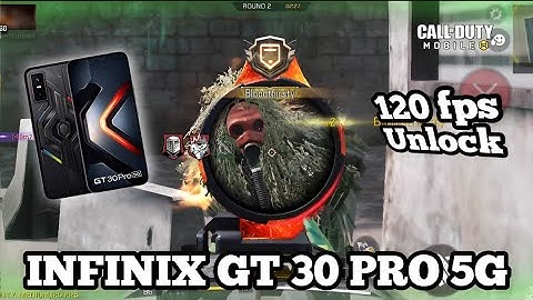 Infinix GT 30 PRO 5G Game Test MP Ranked COD Mobile | 120 fps unlock in MP & BR Gyroscope Test #codm