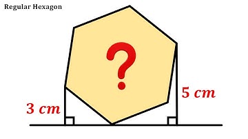 Area of Titled Hexagon #maths #geometry