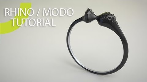 Rhino to Modo sculpting exercise Tutorial