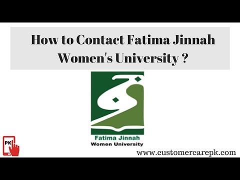 Fatima Jinnah Women’s University Address, Phone Number, Email ID, Website