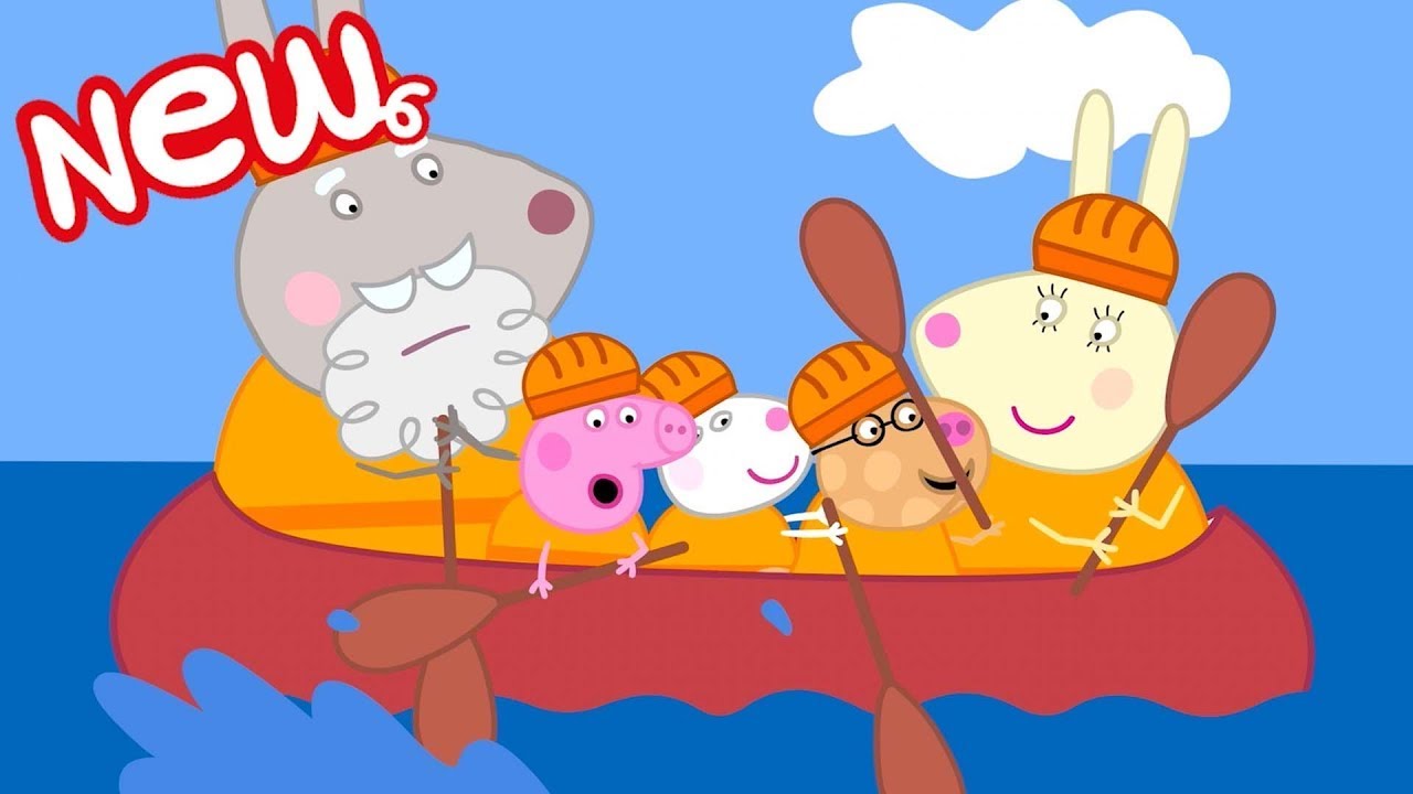 Peppa Pig Tales 🐷 Peppa Pig's Colourful Water Park Slide Race 🐷 BRAND NEW Peppa  Pig Episodes 