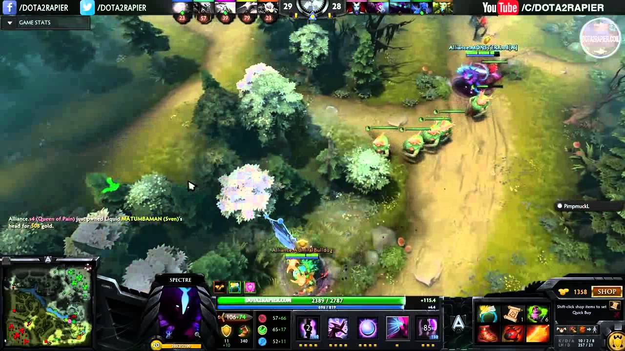 LodA Dota 2 Spectre Alliance vs Liquid