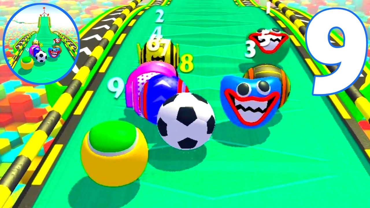 ACTION BALLS TEST 9 YouTube