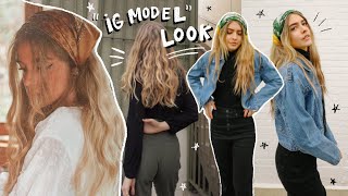 Get The Look Instagram Model Hair, Makeup & Style