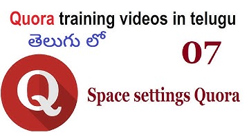 Space settings Quora videos  in telugu 07