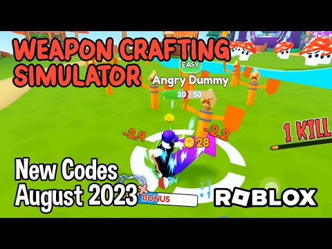 Weapon Crafting Simulator Codes For December 2023 - Roblox