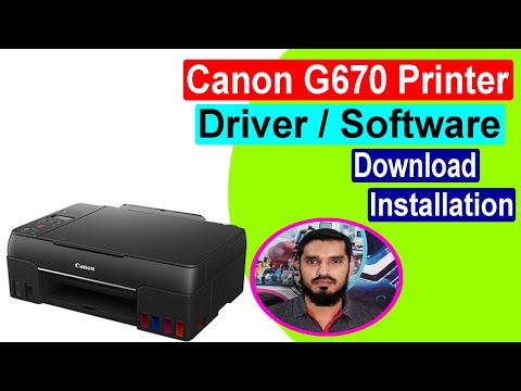 Canon Pixma G670 Printer Driver Download & Installation In Windows 10 lമലയാളം