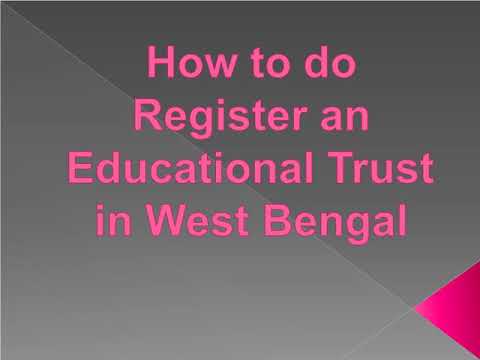 procedure-of-educational-trust-registration-in-west-bengal-for-all-india-basis-work