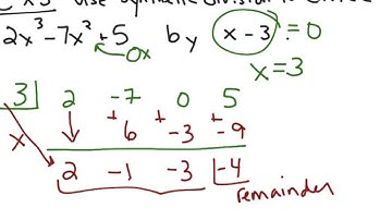 3.3 Dividing Polynomials