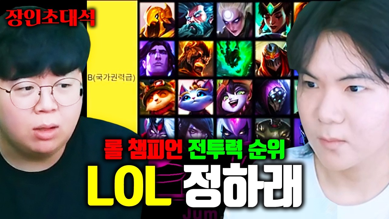 롤에서 가장 강한 챔피언이 얘라고요..? LOL 세계관 전문가를 모셨습니다 | 정하래 장인초대석 [테스터훈]