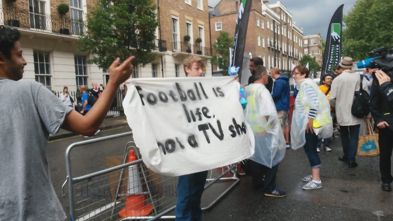 Football Supporters' Federation March to the Premier League HQ 14th