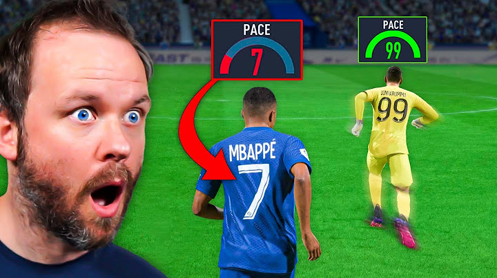 FIFA but Player's Speed = Shirt Number