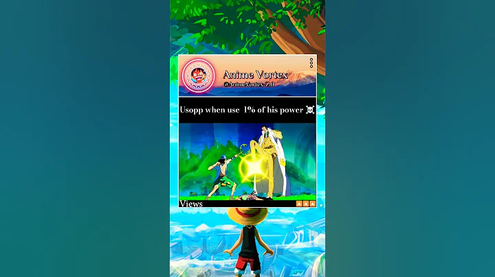 God Usopp uses his 1% of his power #onepiece #luffy #usopp #kizaru #anime #shorts