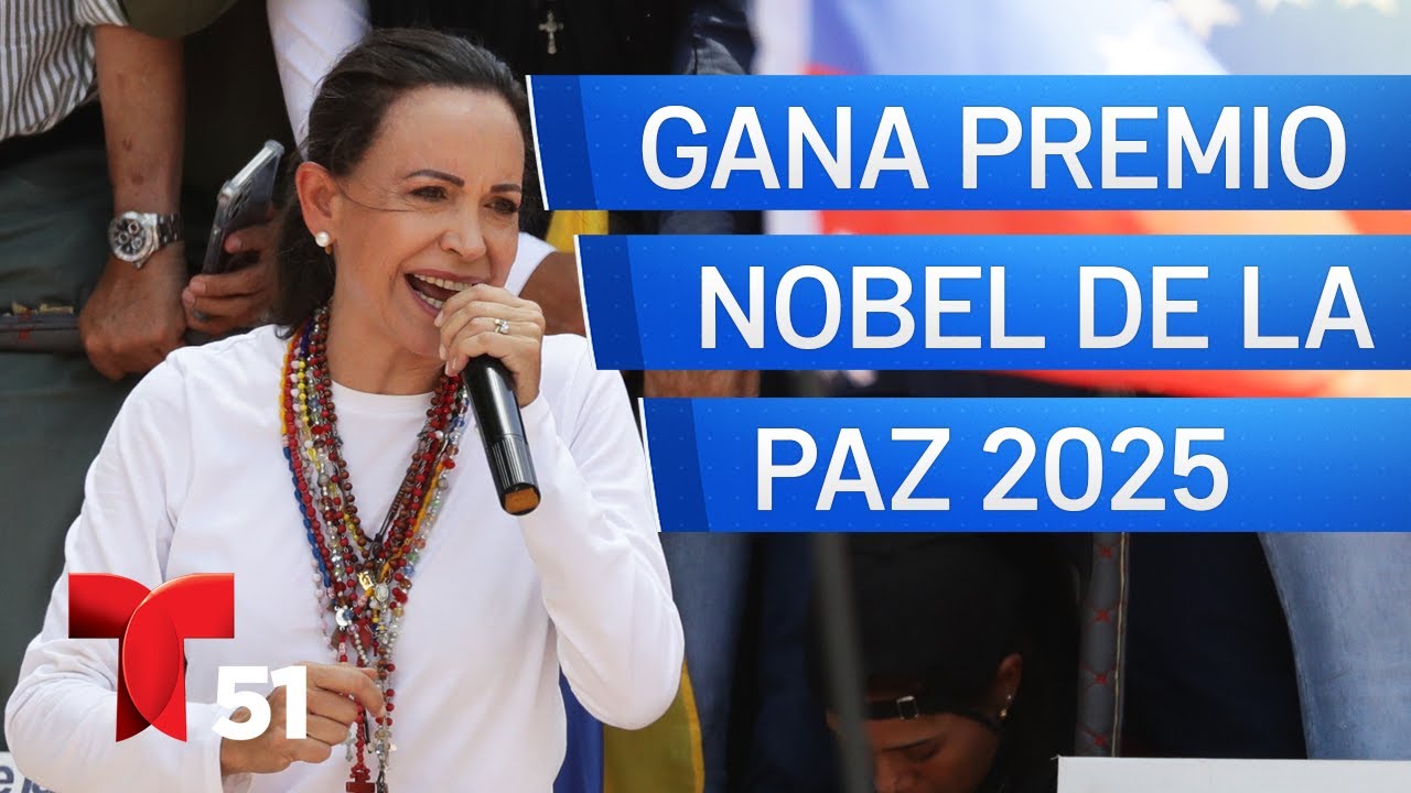 María Corina Machado gana el Premio Nobel de la Paz 2025 - YouTube