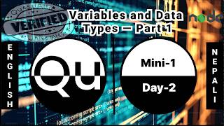Variables and Data Types — Part 1 | Node.js Mastery | Nepali | English