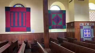 Carrefour Européen du Patchwork 2023 - Eglise des Chaînes, Amische und mennonitische Quilts 1