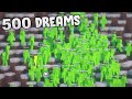 500 Dreams VS 1 Hunter Be Like... (Minecraft Manhunt)