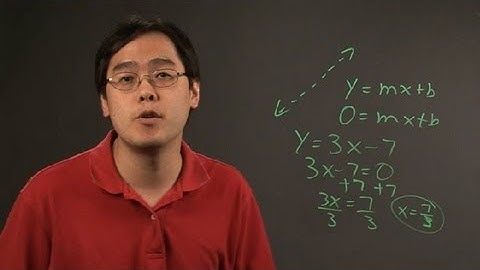 How to Find the X Intercept on an Oblique Asymptote : Trigonometry & Other Math