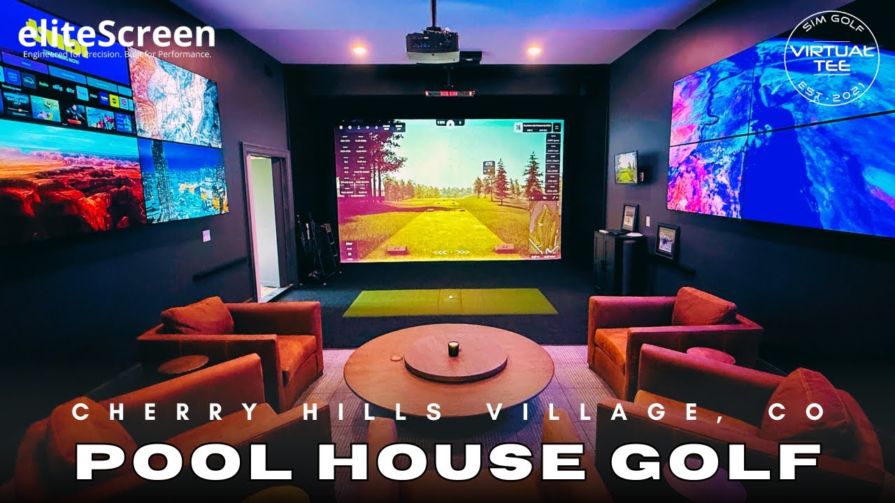 Secret Room Turns Into Epic Golf Simulator! [Cherry Hills Village, CO]