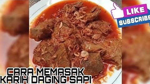CARA MEMASAK KARI DAGING SAPI