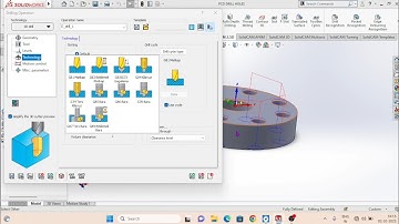 drilling operation in solidcam , solidcam 2.5d , solidcam training in hindi