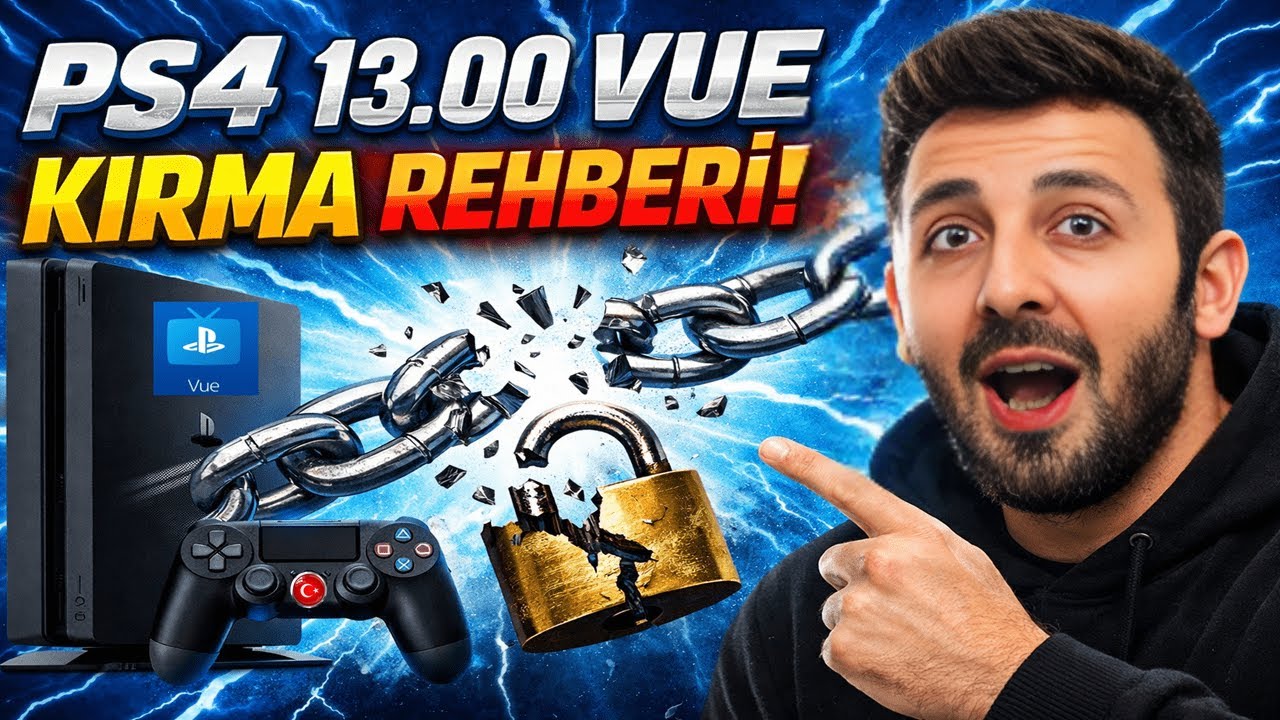 PS4 13.00 KIRMA REHBERİ (STABİL) - PS4 13.00 VUE JAILBREAK GUIDE (5.05-13.00)#ps4vue #ps4jailbreak