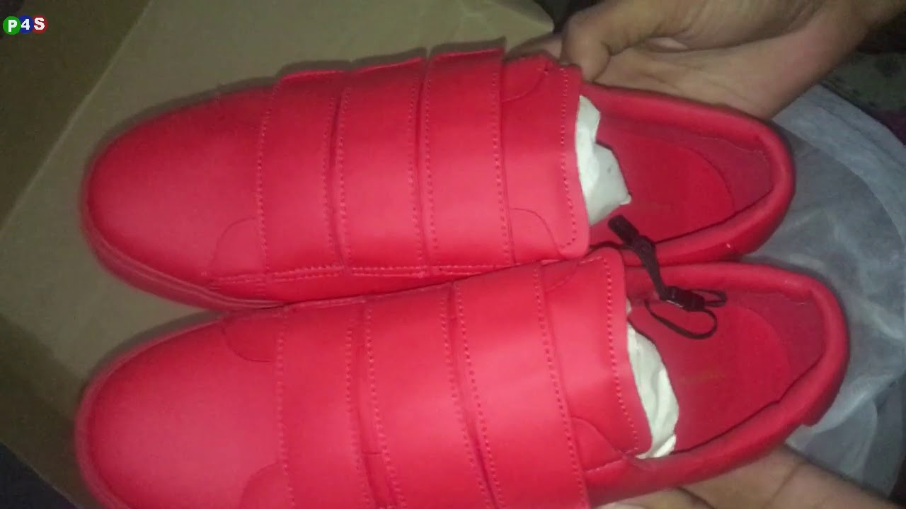 zara red sneakers