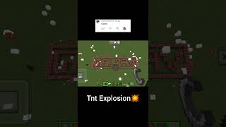 Gaurav vs TNT Explosion 😱💥 | Minecraft Crazy Test #minecraft #shorts