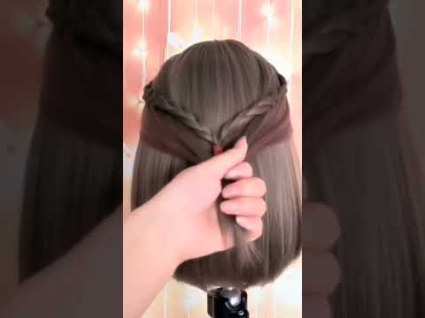 new trending hairstyle for short hairs|Hairstyle tutorials|#shorts#viral#hair#viralshorts#hairstyle