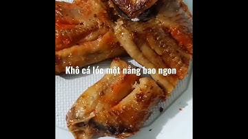 #Shorts Bà con cô bác Vlog ơi KHÔ CÁ LÓC MỘT NẮNG BAO NGON