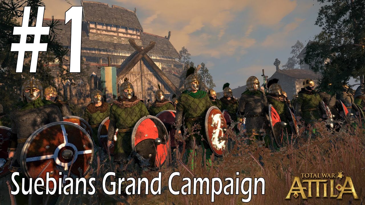 Total War: Attila - Suebians Grand Campaign - Episode #1 | Epic Battles & Victorious Conquests!