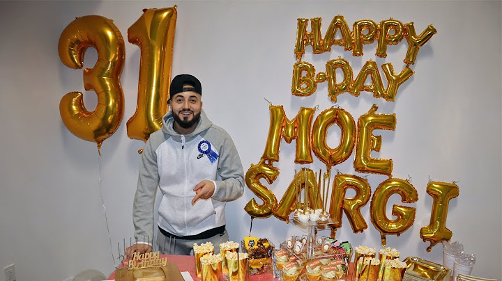 SHE SURPRISED ME! BIRTHDAY SURPRISE!!
