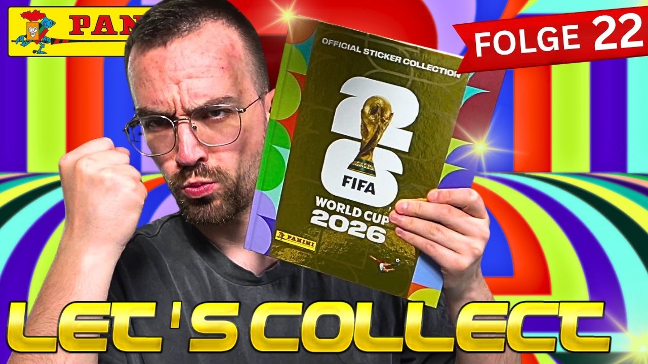 Panini FIFA WORLD CUP 2026 Sticker: LETS COLLECT Gold Treasure Box Album | Folge 22