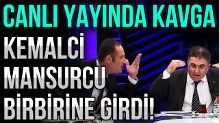 CANLI YAYINDA KAVGA ETTİLER! BİR KEMALCİ VE MANSURCU BİRBİRİNE GİRDİ!