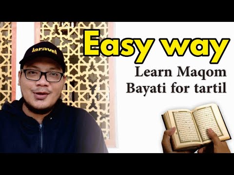 Learn Maqam Bayati for tartil easy way