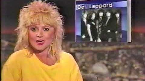 Def Leppard - Entertainment Tonight Music News w/ Nina Blackwood (1987)