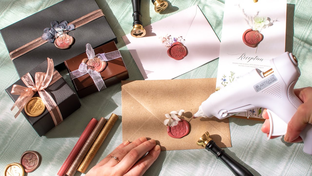 シーリングスタンプ – Linaire bleue