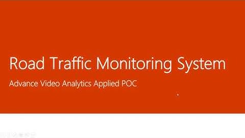 Road Traffic Monitoring Solution using AI/ML - KazaCam