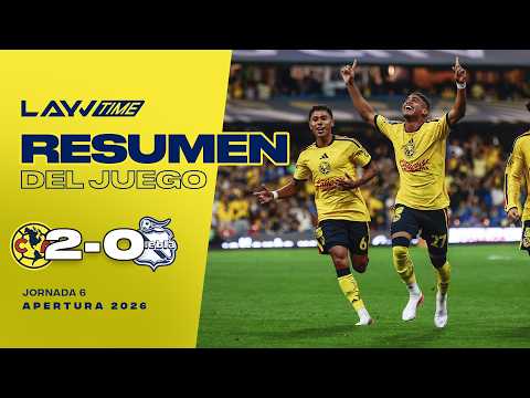 HIGHLIGHTS AND GOALS | América 2 - 0 Puebla | Stunning goals by Ícaro and Rayito Rodríguez! | Lay...