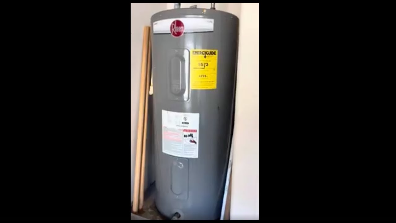 How to drain a water heater - YouTube
