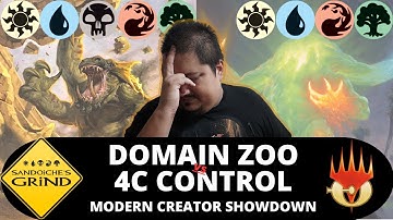 SOFRENDO CONTRA CONTROL NO 5K CREATORS SHOWDOWN! Round 3 - Domain Zoo vs. 4C Control (Magic Online)