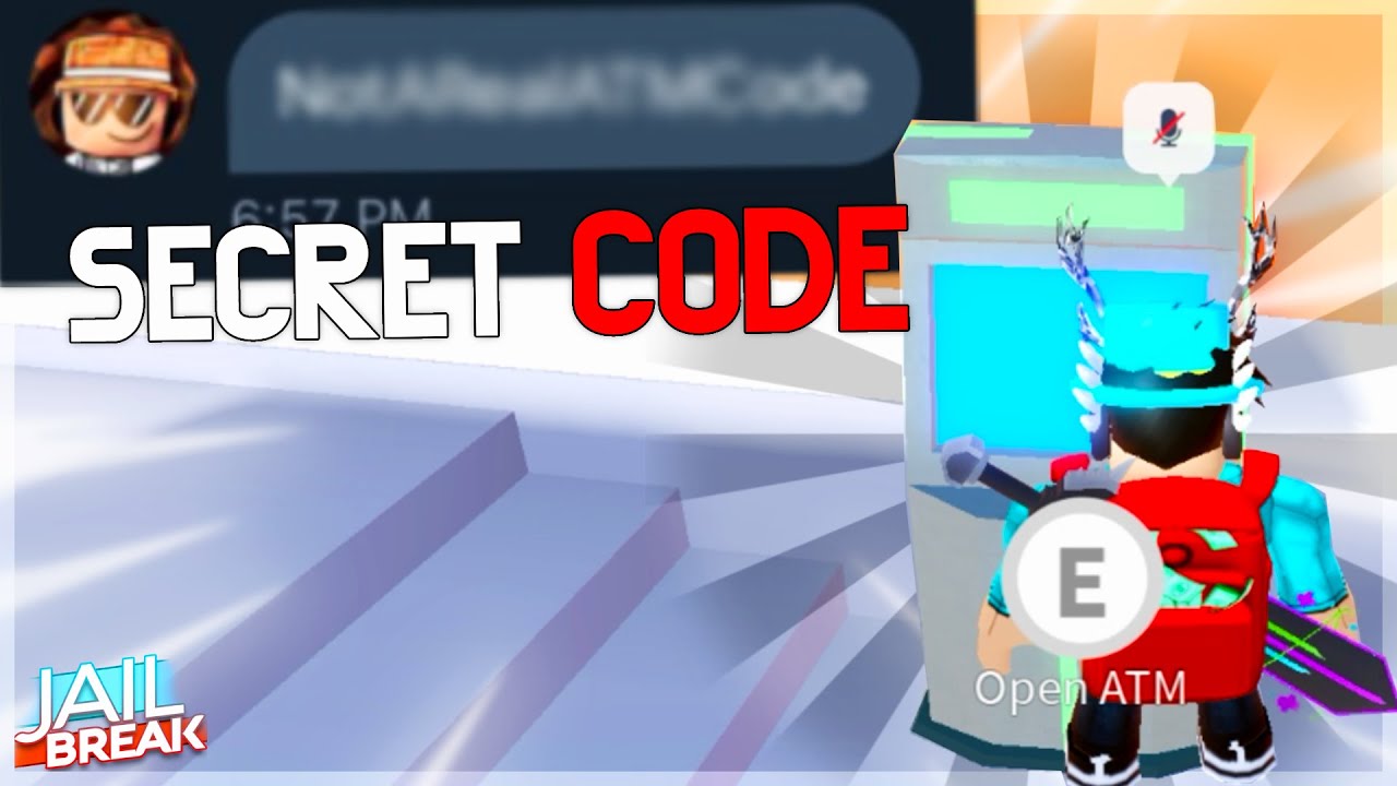 NEW *SECRET* ATM Code For CASH In Roblox Jailbreak YouTube