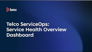 Telco ServiceOps: Service Health Overview Dashboard