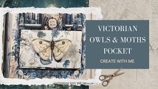 Free Owls & Moths Pocket Printable | Easy Junk Journal Tutorial