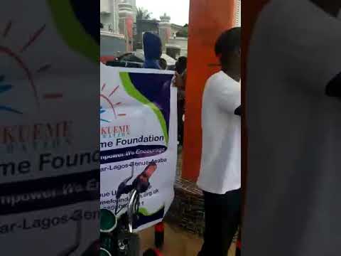 Again The Maurice Akueme Foundation Fuels Over 400 Bikes in Awgu For Free